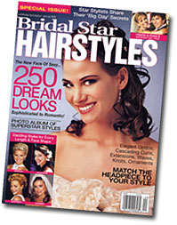 bridal star hairstyles magazines