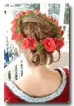 renaissance wedding - hair style by leslie