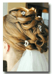 wedding updo - hair style by leslie