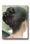 wedding updo - hair style by leslie