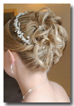 bridal hair by leslie, updo